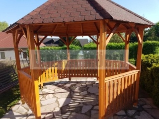 fa kerti pavilon