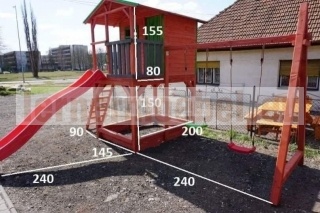 fa kerti játszótér